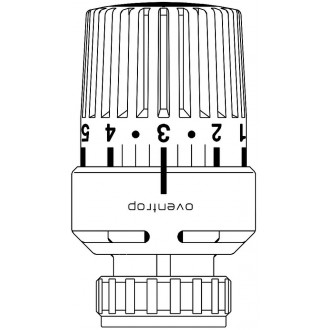 Uni LD termosztát, 7-28 °C, 0 * 1-5, folyadéktöltetű érzékelővel, fehér