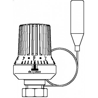 Uni XH termosztát, 7-28 °C, 0 * 1-5, 5 m-es távérzékelővel, fehér