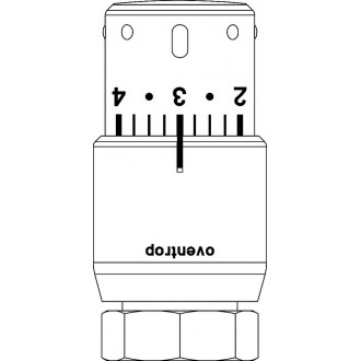 Uni SH termosztát, 7-28 °C, 0 * 1-5, folyadéktöltetű érzékelővel, nemesacél