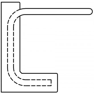 Fűtőtest-csatlakozó blokk 16 x 2.0 mm-es, Copipe többrétegű csővel, készlet = 10 db
