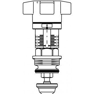 Szelepfelsőrész Hydrocontrol VTR / F, beszabályozó szelepekhez, DN40