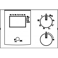 Regtronic EH fűtőköri szabályozó, 1 külső érzékelővel és további 3 érzékelővel, 230 V, 