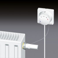 Uni FZH távállításos kivitelű termosztát, 2 m-es kapillárcsővel, Dyna-Temp-hez
