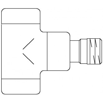 Combi E típusú visszatérő szelep, PN10, DN15, 1/2", sarok, fehér porszórt