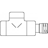 Combi E típusú visszatérő szelep, PN10, DN15, 1/2", fehér porszórt