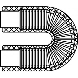 U-alakú ív vákuumcsöves kollektorokhoz