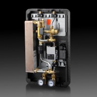 Regumaq XH melegvízfűtésű, átfolyós rendszerű HMV-készítő készülék, rézforraszos hőcserélővel