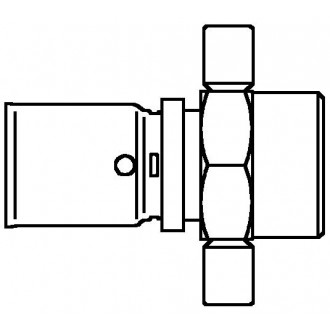 Cofit P prés csatlakozó belső menettel, 20 x 2.5 mm x Rp 1/2", vakolat alatti szerelésre