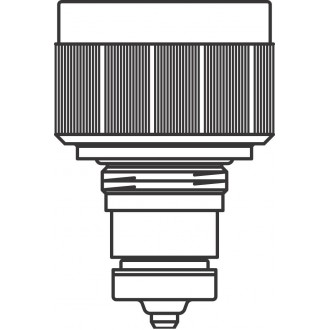 Szelepbetét, M20 x 1,0 mm beépített szelepes radiátorhoz, M30 x 1,5 mm-es termosztátcsatlakozó