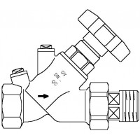 Aquastrom szelep visszacsapóval (KFR), DN50, Rp 2" x R 2" ürítő nélkül, vörösöntvény