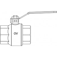 Optibal TW golyóscsap, ivóvízre, DN80, 3", BM, PN10, max. 90 °C, vakdugóval lezárt ürítési helyekkel